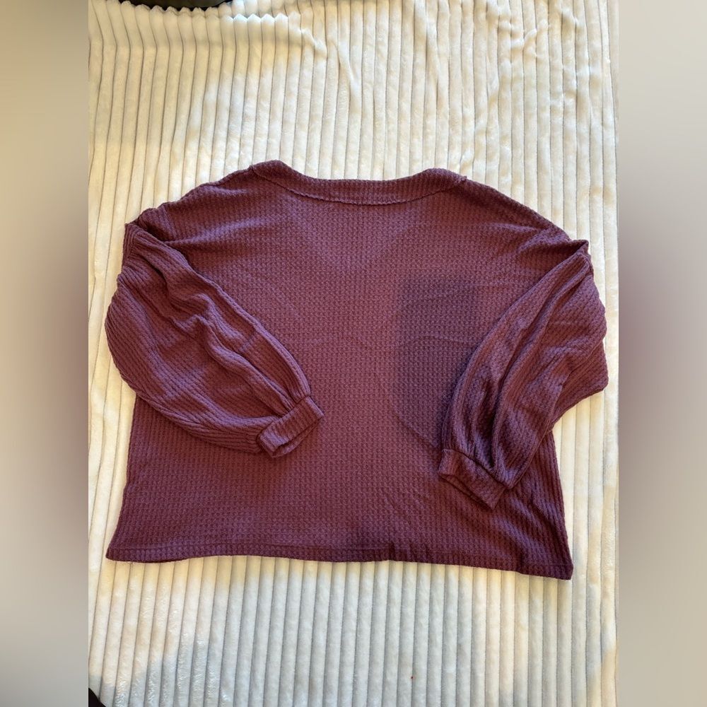 Altar’d State Plum Sweater - Picture 3 of 4